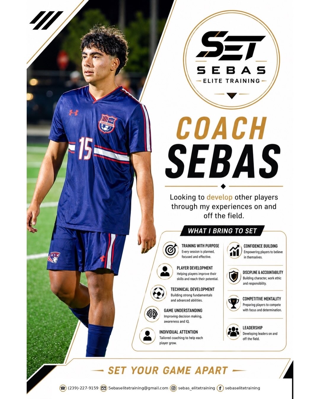 Coach Sebas with his SET training approach and playing photo